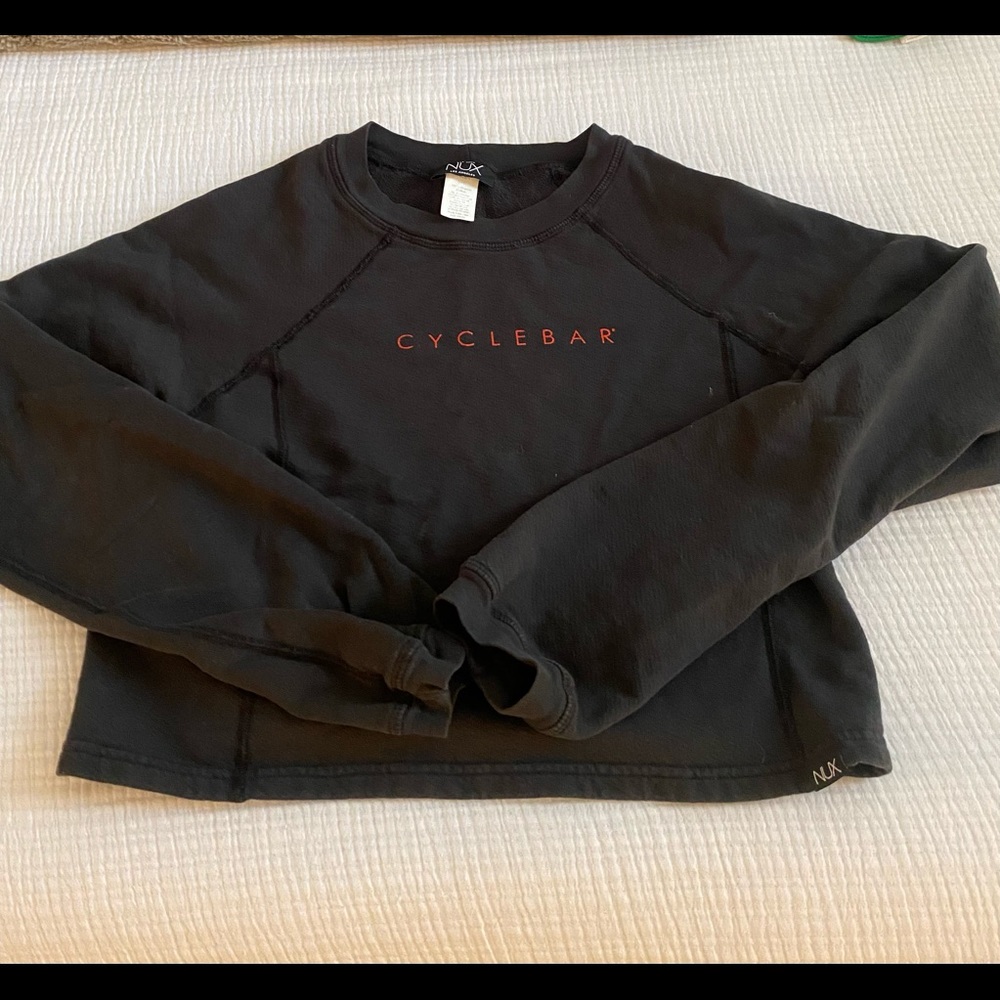 Cropped Cyclebar sweatshirt